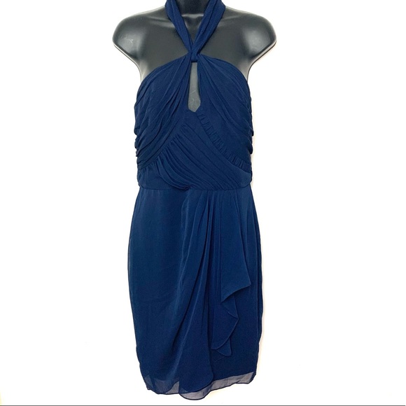 Badgley Mischka Halter Dress Pleated Ruffle Neiman Marcus Badgley Mischka Halter Trapeze Dress Badgley Mischka Halter Dress Pleated Ruffle Neiman Marcus Badgley Mischka Halter Trapeze Dress